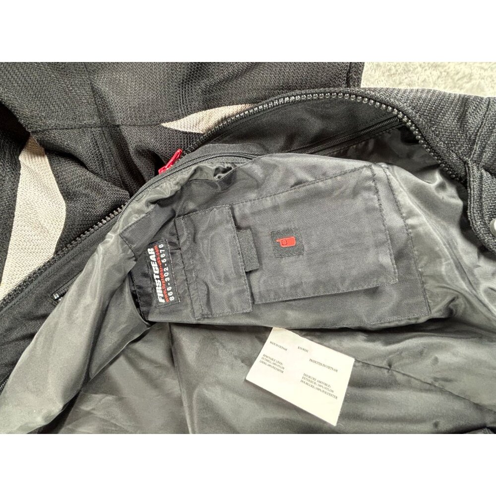 Firstgear Hypertex Padded Motorcycle Jacket Mens … - image 7